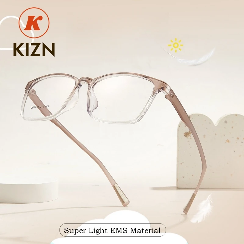 

Очки KIZN Ultralight Comfort Youth без винтов, для маленького квадратного лица, с диоптриями, оправа TR90, 7 г, модель 2046