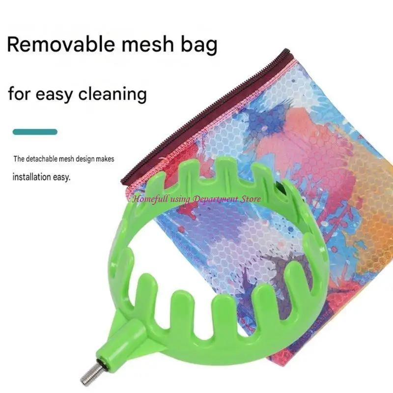  Open Net Fruit Harvesting Head Catcher Bag with Threaded Mount for Trees