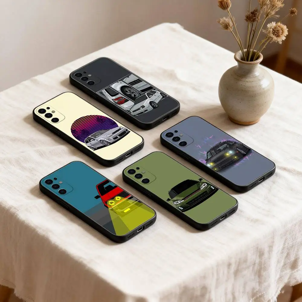 

Cool G-Golf Car Phone Case For Samsung S26,25,24,23,22,30,21,10,9,Ultra,Plus,Lite Black Soft Case