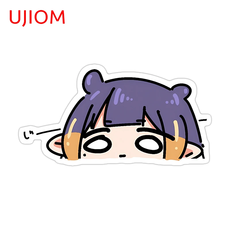 Наклейки на стену UJIOM Hololive Ina Peeking, забавные мультяшные наклейки-стопперы для дверей, наклейки для книжных полок, привлекательный декор для дома и гостиной Наклейки на стену UJIOM Hololive Ina Peeking, забавные мультяшные наклейки-стопперы для дверей, наклейки для книжных полок, привлекательный декор для дома и гостиной