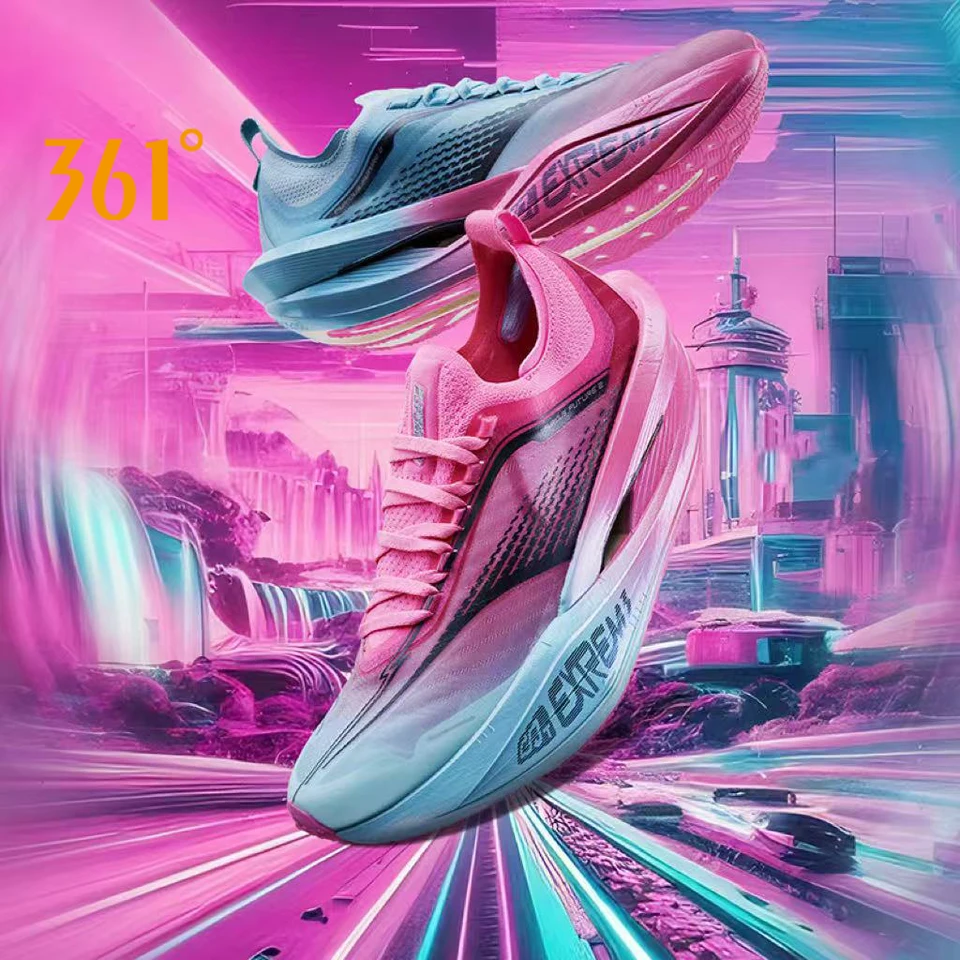 361 Degrees Furious Future 2.0 Running Shoes Marathon Plate Racing