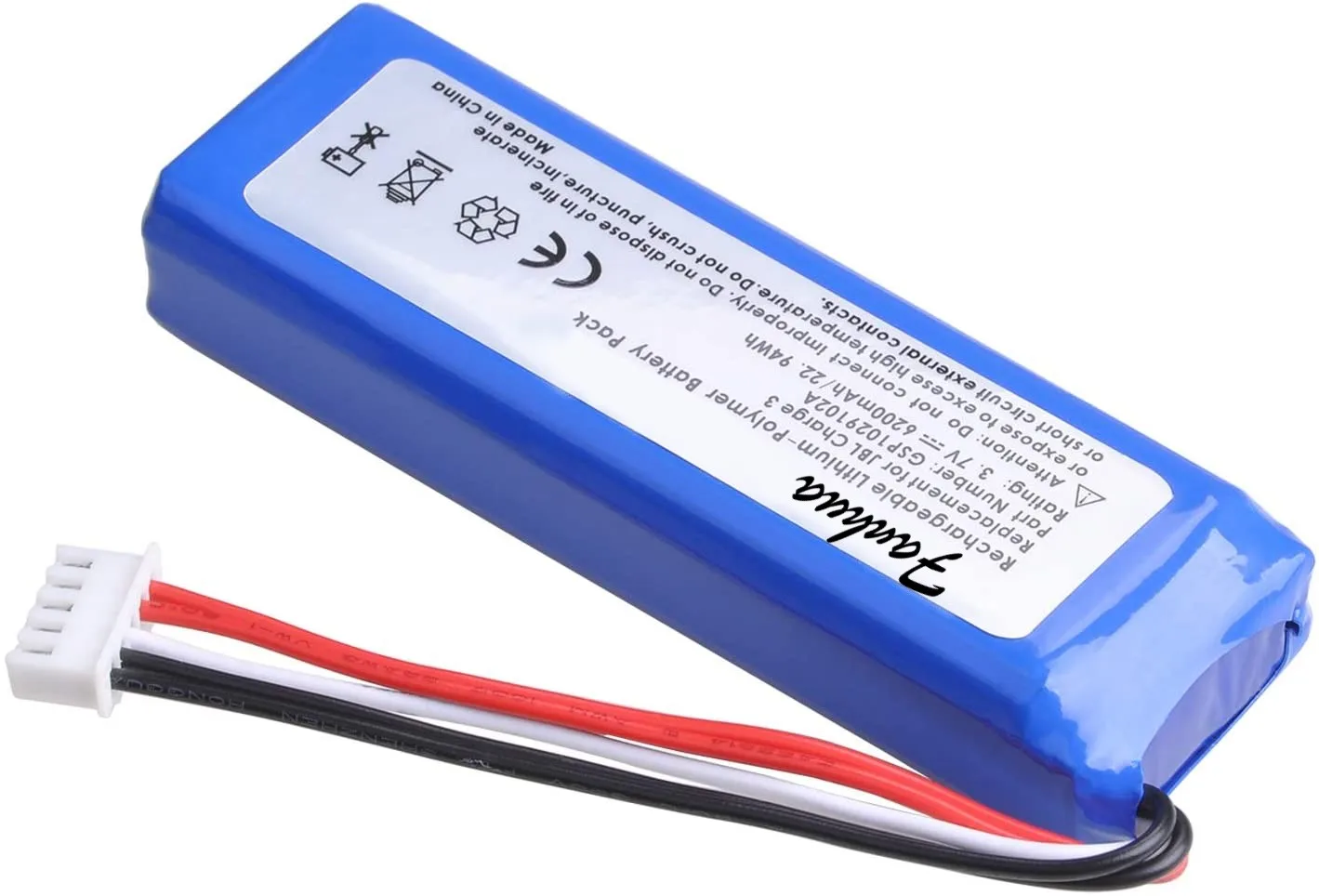 6200MAh Pin Thay Thế Phù Hợp Với Cho Loa JBL Charge 3 GSP1029102A 3.7V 6200MAh Pin GSP1029102A Cho Loa JBL Charge 3