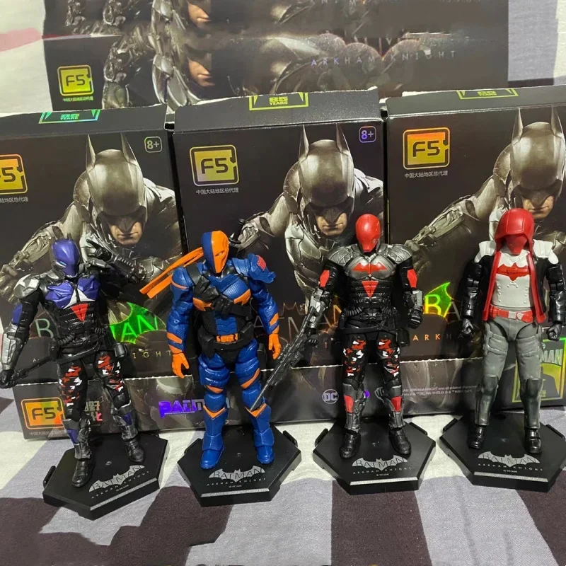 Оригинальная модель в наличии F5 Roundd Culture Batman: arкхэм Knight Deathstroke Red Hood сборная подвижная модель игрушек