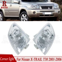 R-AUTO luz de marcador de faro parachoques delantero lámpara de señal de giro de esquina para Nissan X-TRAIL XTRAIL T30 2001 2002 2003 2004 2005 2006