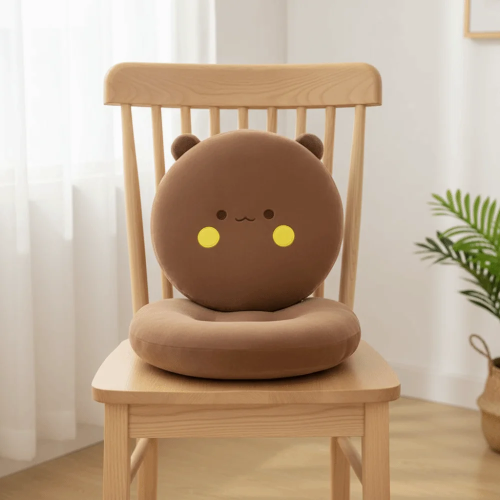 Cojín de peluche de Panda Bubu y Yier de algodón PP, juguete de peluche de Panda Bubu y Dudu suave y grueso, redondo y transpirable