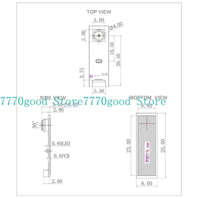 

31BA Professional 300000 Pixel USB Camera Module for Clear Video Conferencing