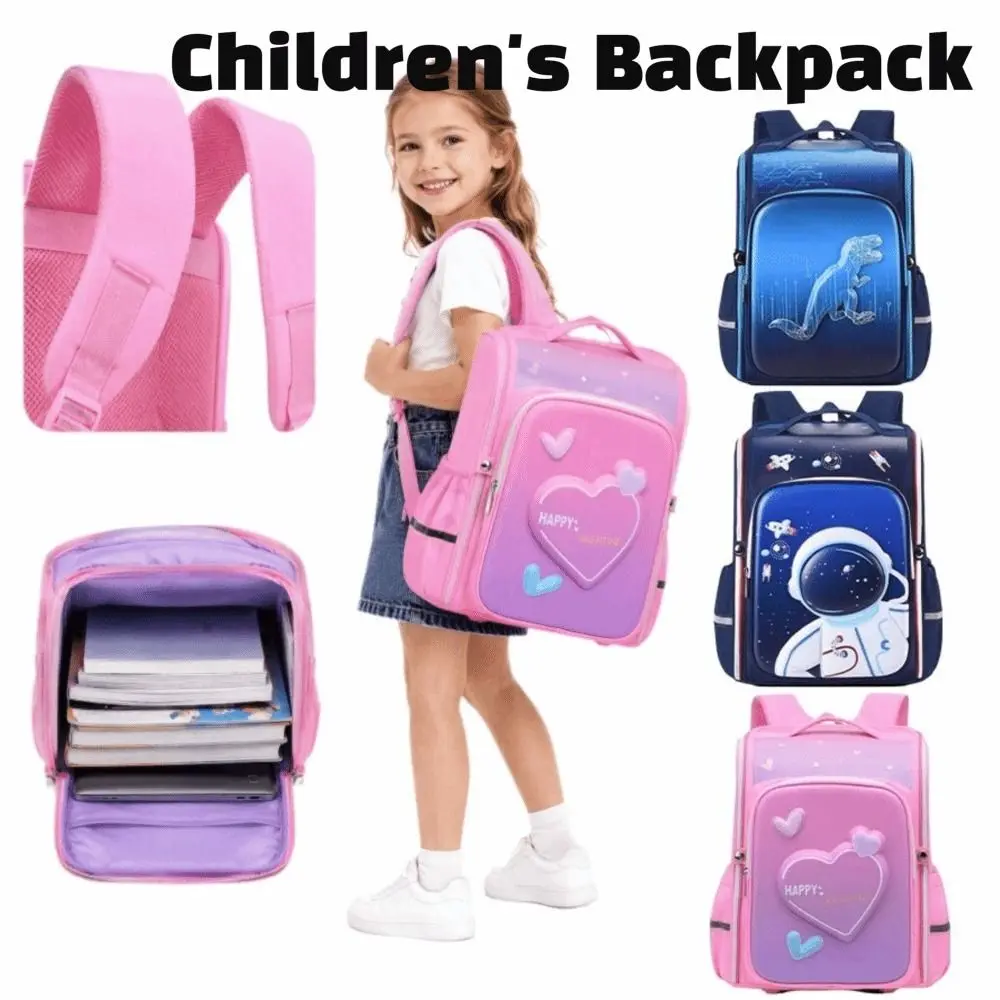 Gift 3D Design School Backpack Cartoon Design Cute Animal Design School Bag High Capacity Adjustable Straps Book Bag Children
