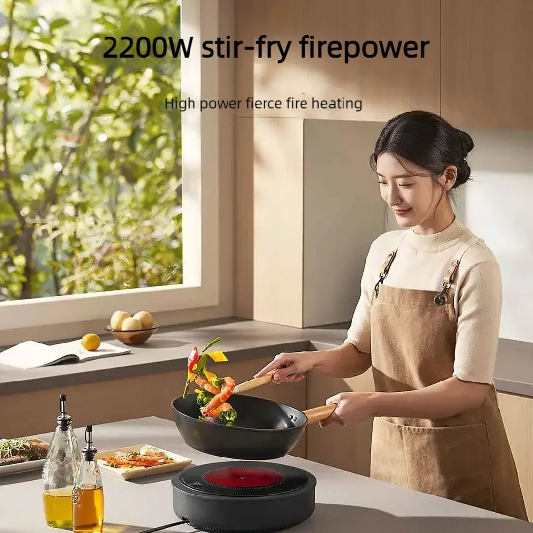 Mijia Xiaomi Electric Ceramic Stove S1 2200W Multifunctional Kitchen Cooker 10 Levels Of Firepower For Cooking Tea Boiling Water