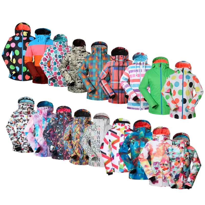 

GSOU SNOW, Women's, Winter Ski Jackets, Snow Wear, Snowboarding Suit, Waterproof Coat, Skiing Clothes, Girl's, Cheaper Clean up