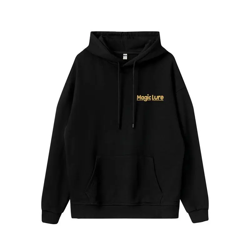 إغراء الصيد البرية البحر الصيد شخصية مطبوعة مقنعين سترة الرجال والنساء الخريف والشتاء بلوزة فضفاضة غير رسمية