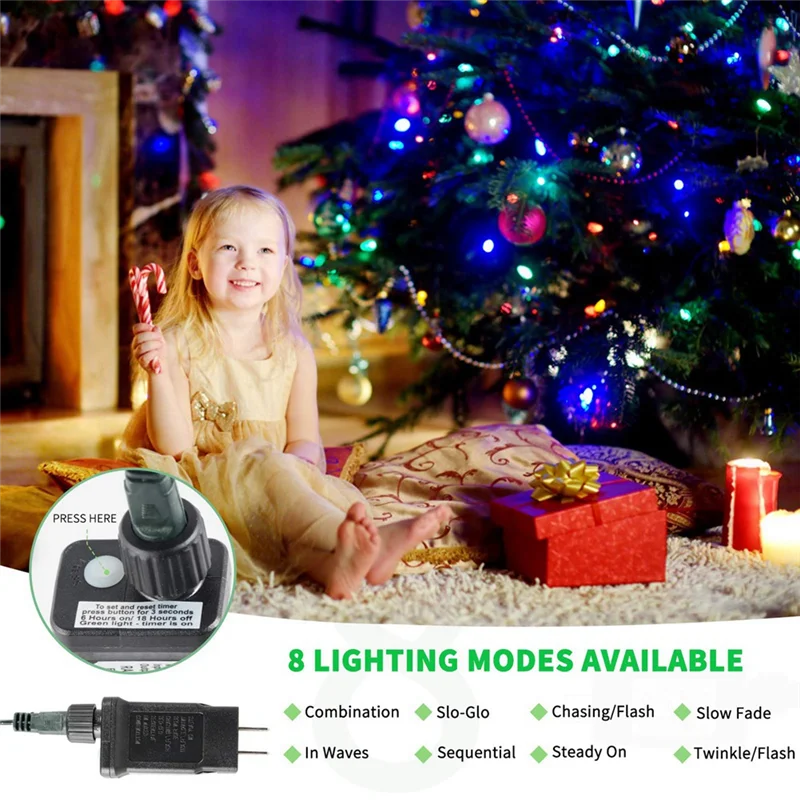 CHCH 8 modalità di lucine nata - Wall Decor Lighting Tree recensione e prezzo