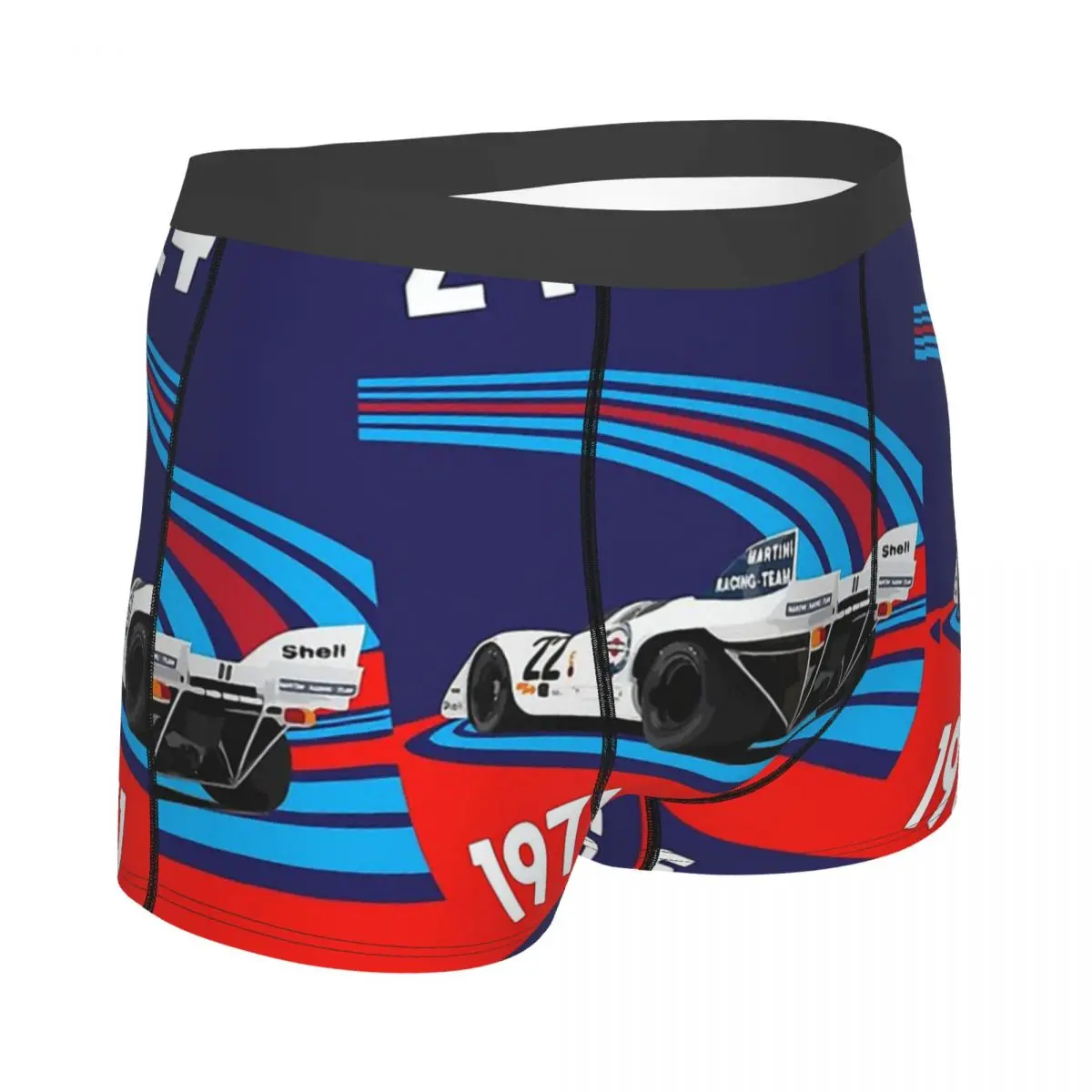 Martini Racing 1971 Man's Printed Boxer Briefs Underpants Car Racing Highly Breathable High Quality Birthday Gifts