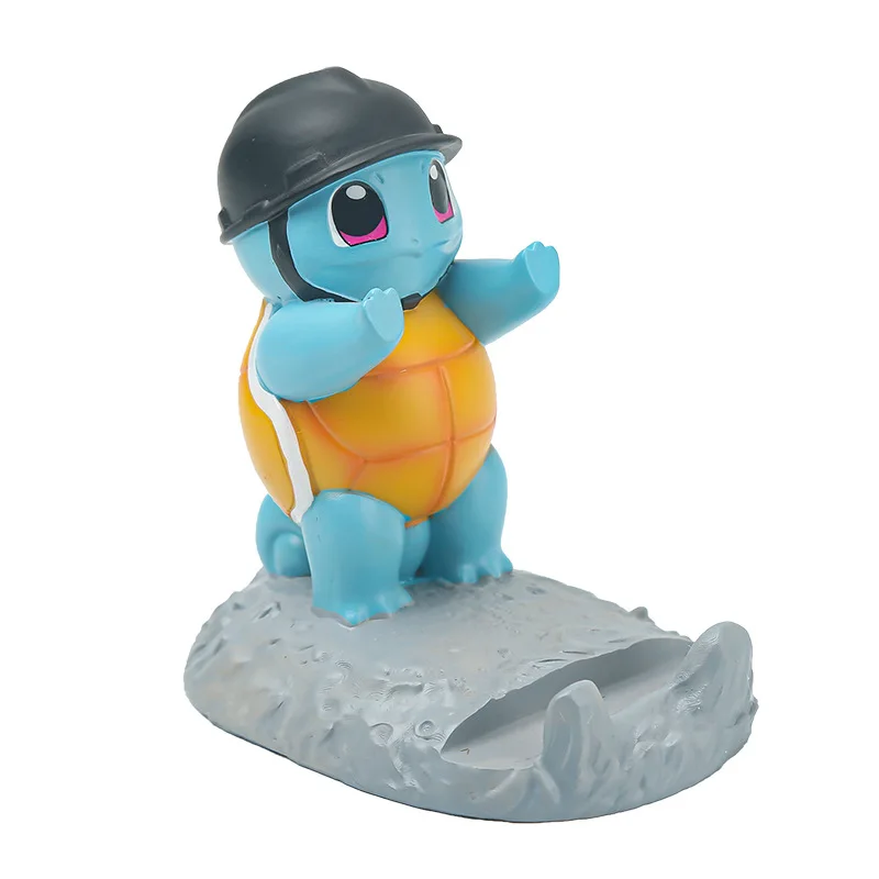 New Pokemon Kawaii Figure Squirtle Cute Phone Holder Tablet Stand Bracket Support for Desk Portable Collectible Decoration Gifts