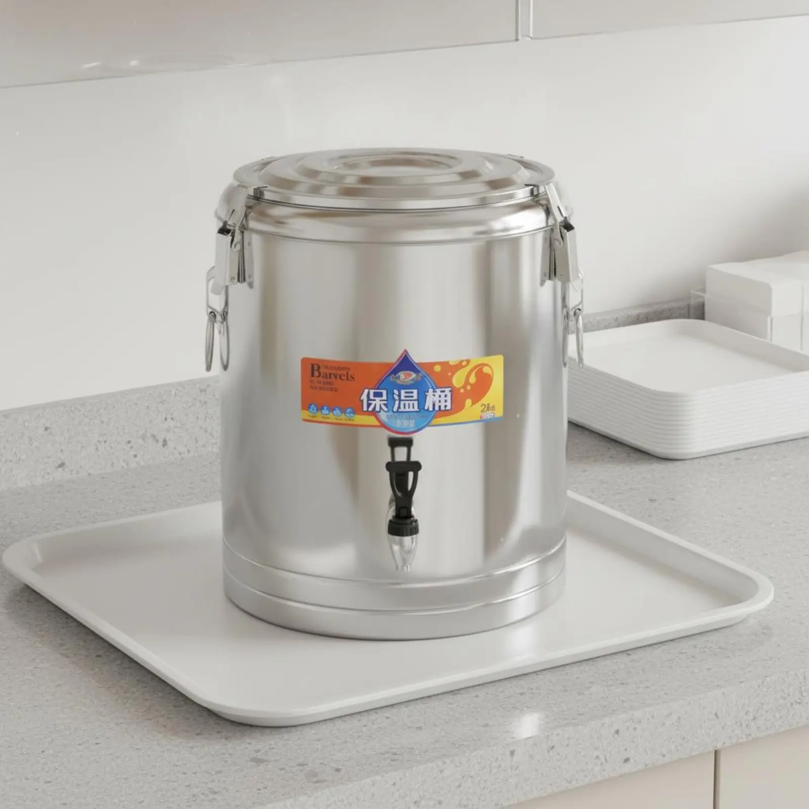 

Stainless Steel Insulated Barrel Leak-Resistant Closure Hot and Cold Soup Container Professional Food Warmer Leakproof