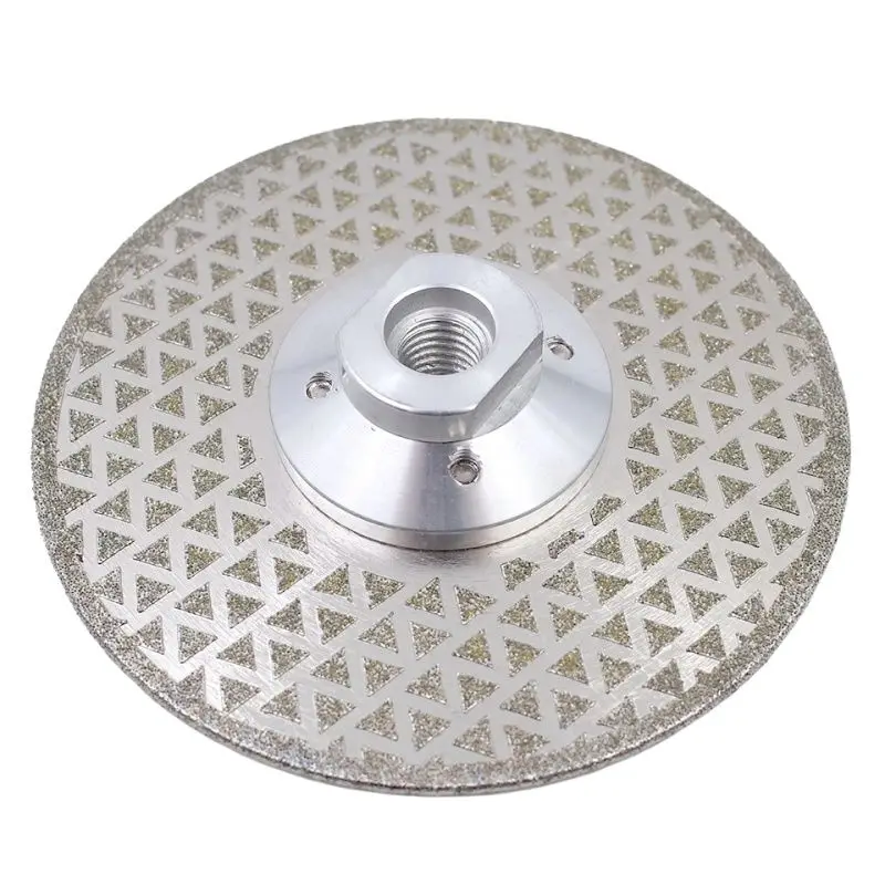 

6Inch Electroplated Diamond Saw Blade Galvanized Diamond Cutting And Grinding Disc Both Sides For Marble Granite Ceramic Tile