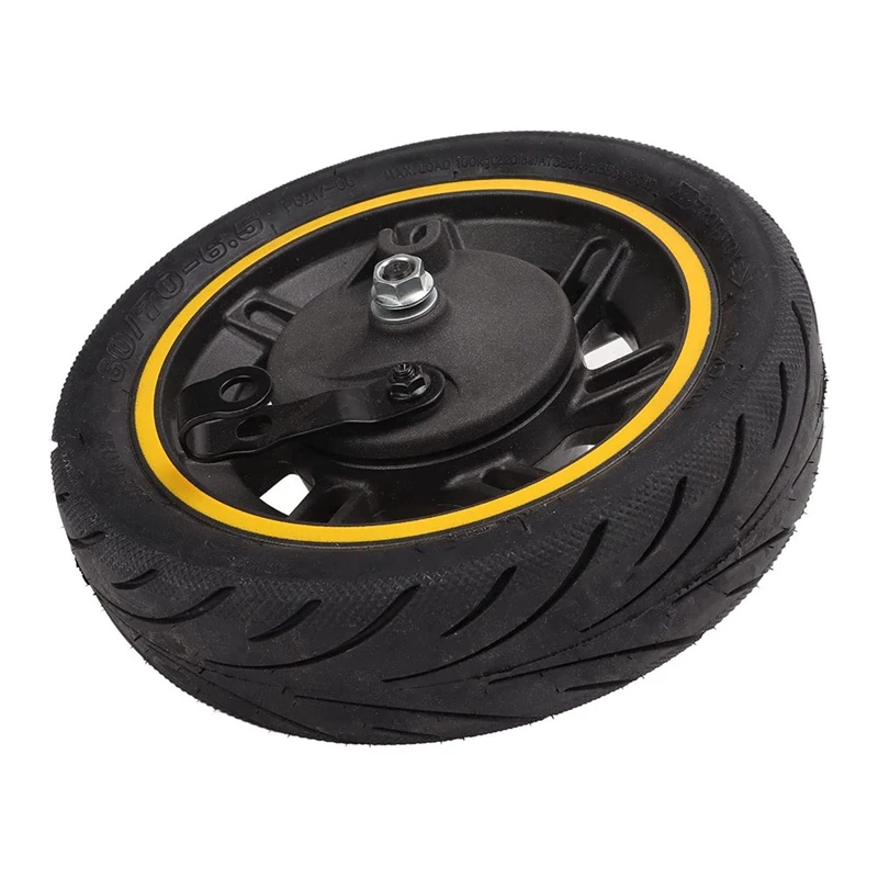 Scooter Replacement Front Wheels, 6.5 Inches Replacement Front Tire For Ninebot 9 MAX G30 Electric Scooter