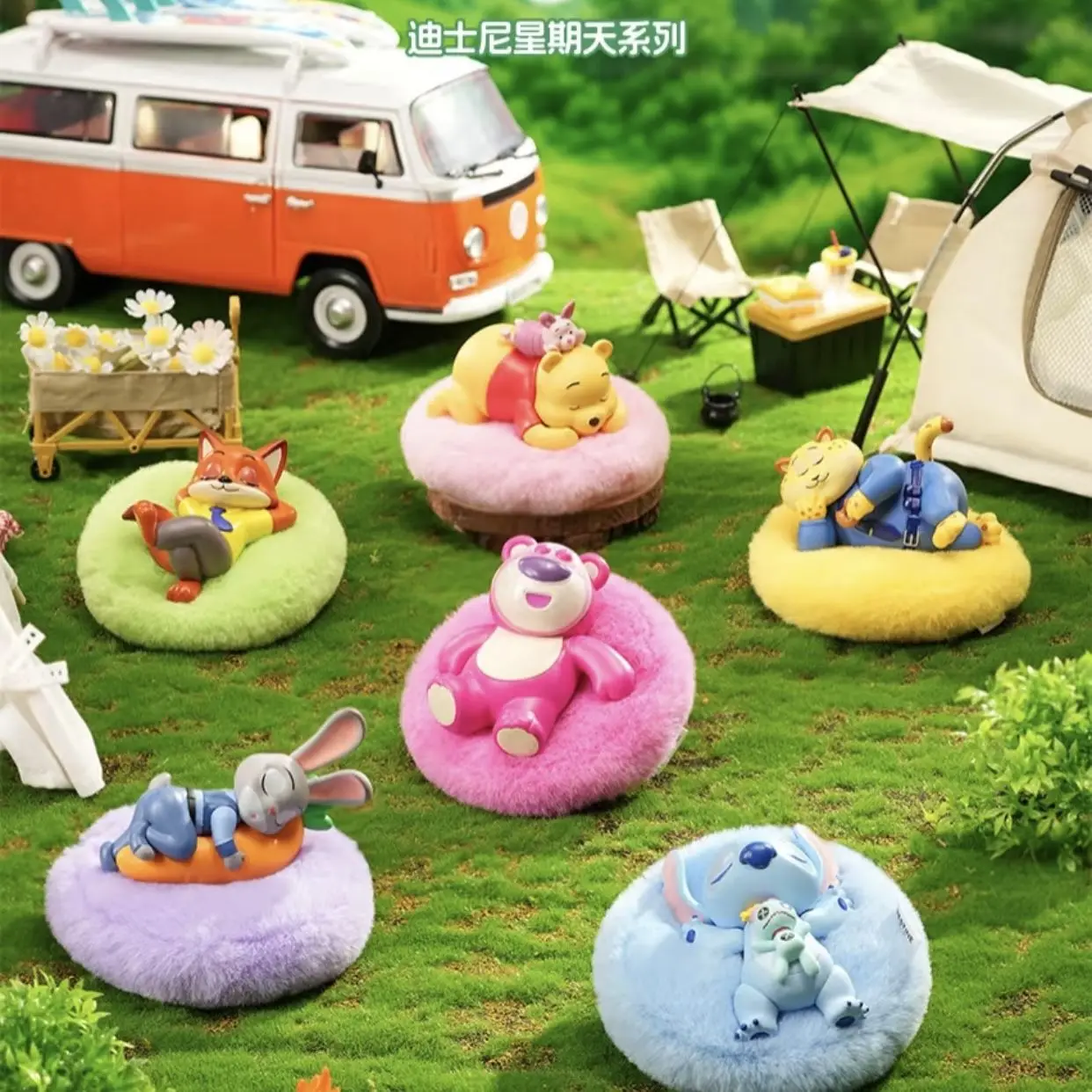 

Фигурки Дисней: Стич, Джудит, Ник из мультфильма «Зверополис», статуэтки для рабочего стола, украшения, медведь Пух, декор для дома