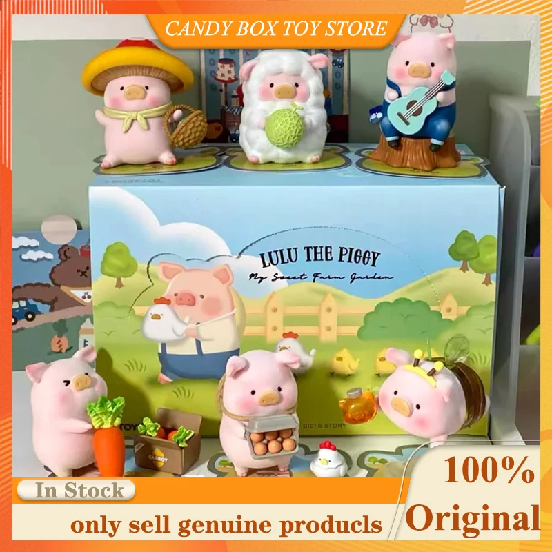 

Горячая подлинная серия LULU The Piggy Farm, слепая коробка, аниме-фигурка, украшение для рабочего стола, кавайные куклы, загадочная коробка, подарок на день рождения для ребенка