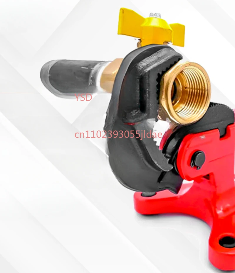 PV01 Aluminum Pipe Vise, Self Tightening Self-locking Pipe Clamps and Brackets