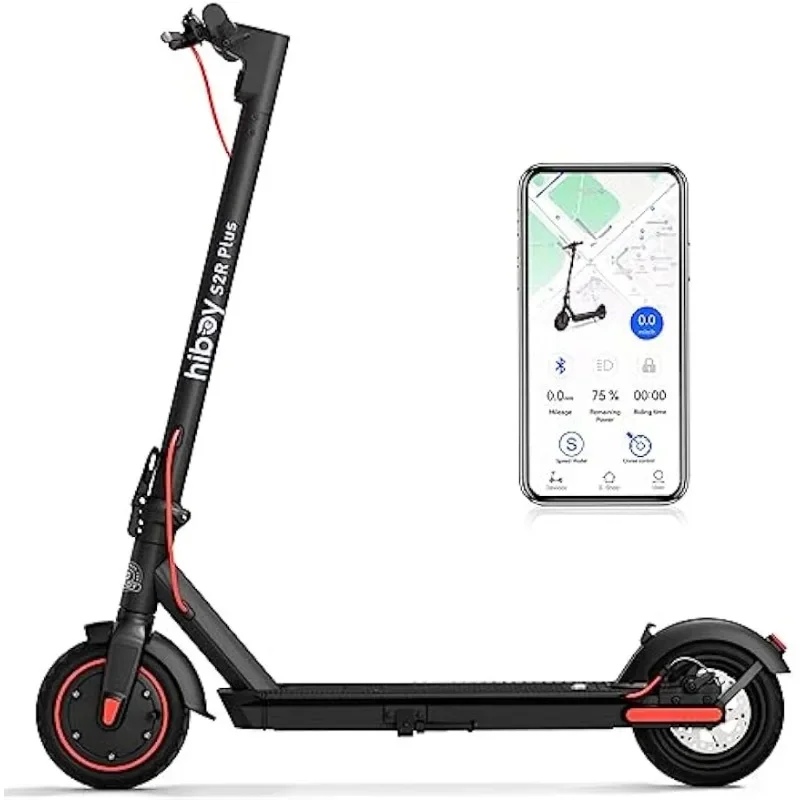 

S2R Plus Electric Scooter, Upgraded Detachable Battery, 9" Pneumatic Tires, 350W Motor - Max 22 Miles