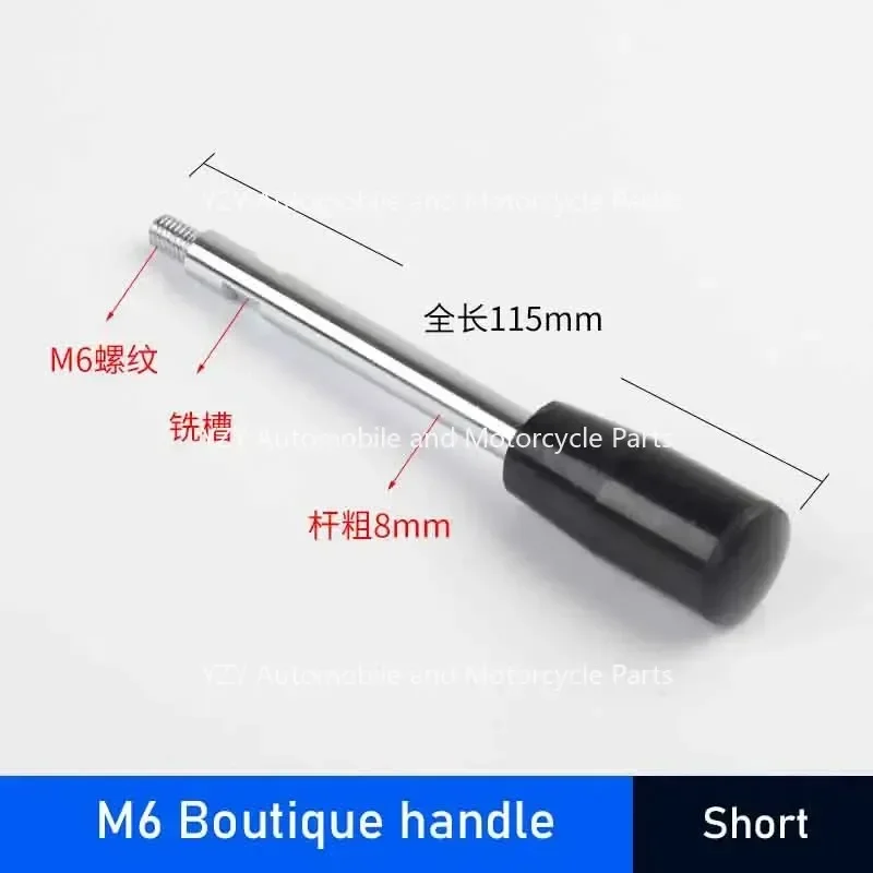 3pcs 115mm Machine Tool Accessories Handle Lever Bench Drill Controller Double Lead Screw Handwheel M6