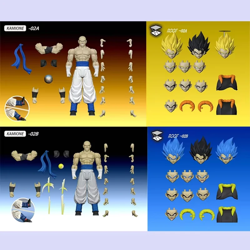 Tonsenarttoys Kamione Dragon Ball Z SHF Super Saiyan Blue SSJ Son Goku Vegeta Gogeta Anime Action Figures Models Kids Toys Gifts