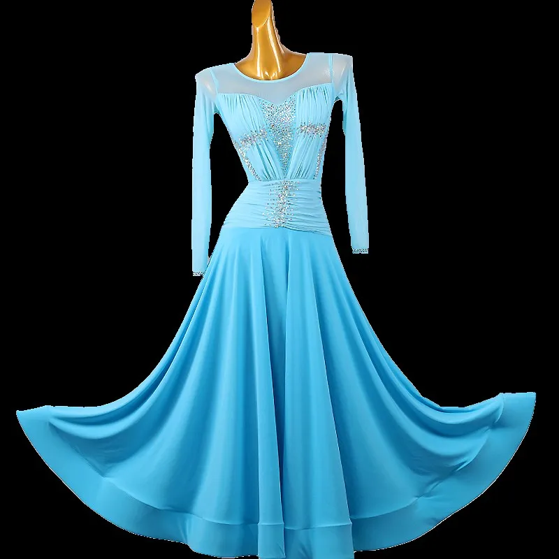 NES Modern Dance Dress  Standard Ballroom Dance Dress Women Tango Dress Waltz Competition Performance Costumes Ballroom Dress