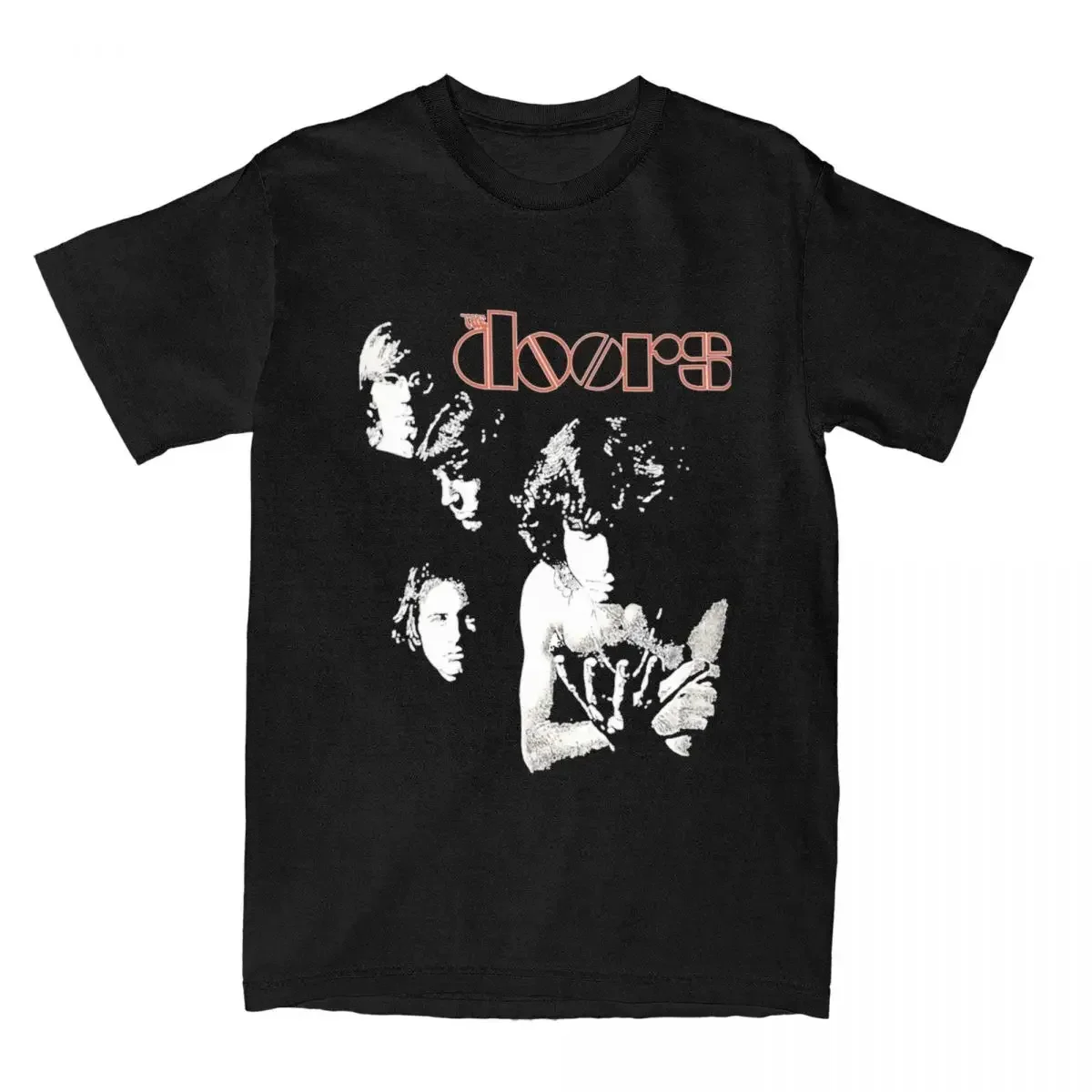 

Men Women's The Doors Band Eight Perfect Gift Fan Graphic T Shirt Merch Amazing Pure Cotton T Shirts Tee Clothing Original