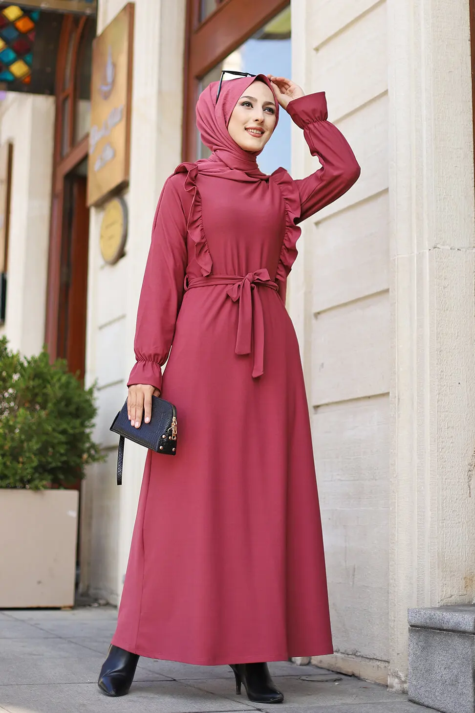 TUGBA Muslim Dress muslim dress code 2021 turkish gown hijab summer