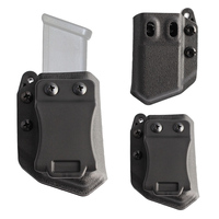 Tactical IWB OWB 9mm .40 universal Belt Clip Single Double Stack Magazine Pouch Holster Mag Carrier Holder for Pistol gun