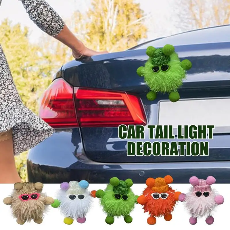 Car Decoration For Tail Automotive Decoration Funny Car Tail Light Decoration Cartoon Doll Decoration For Men Women Car External