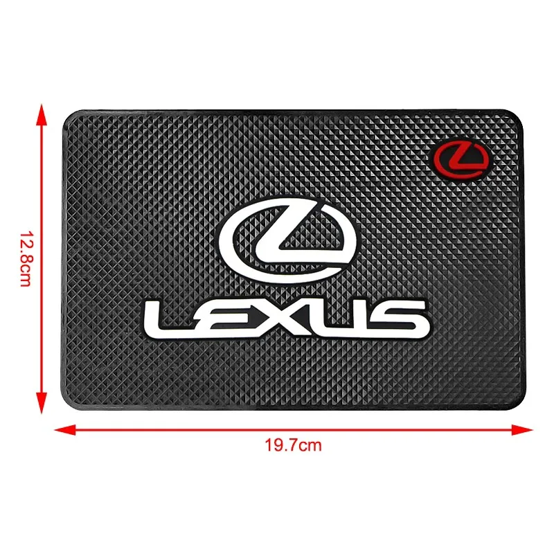 

Car Sticker For Lexus IS250 IS200 CT200h GS300 LS430 RX450h LX570 IS30 Car Dashboard Non-slip Mat Phone Key Storage Pad Car Acce