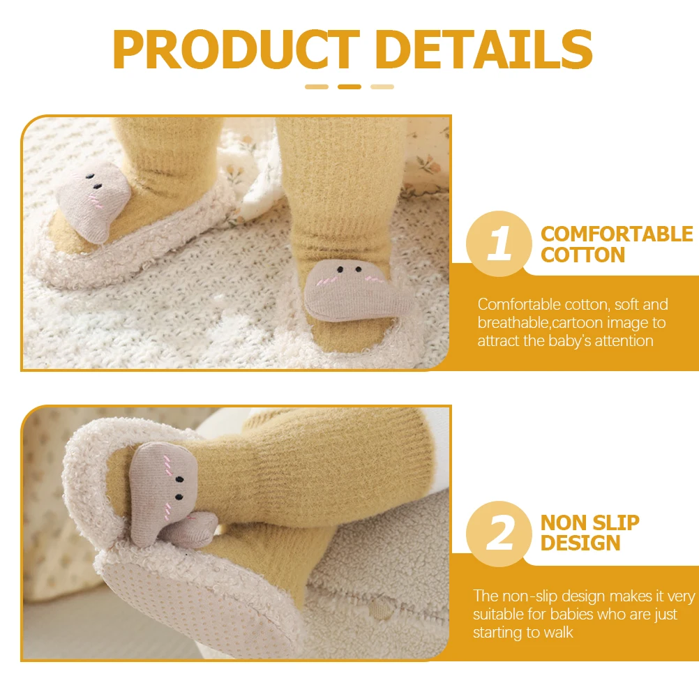 

AntiSlip BabySocks NewbornToddler NonSlipGrip FloorSocks WalkingLearning Shoes InfantSoft PracticalGift BoyGirl Lightweight