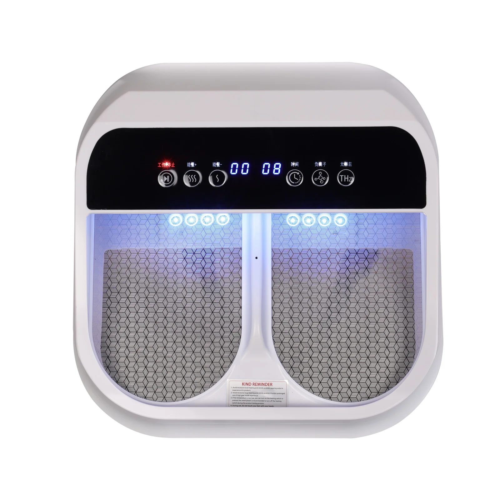 Newest Bio Life Massager Portable Smart Electric Foot Vibration Massager Thermal Pain Relief Terahertz Knee Massage with Heat