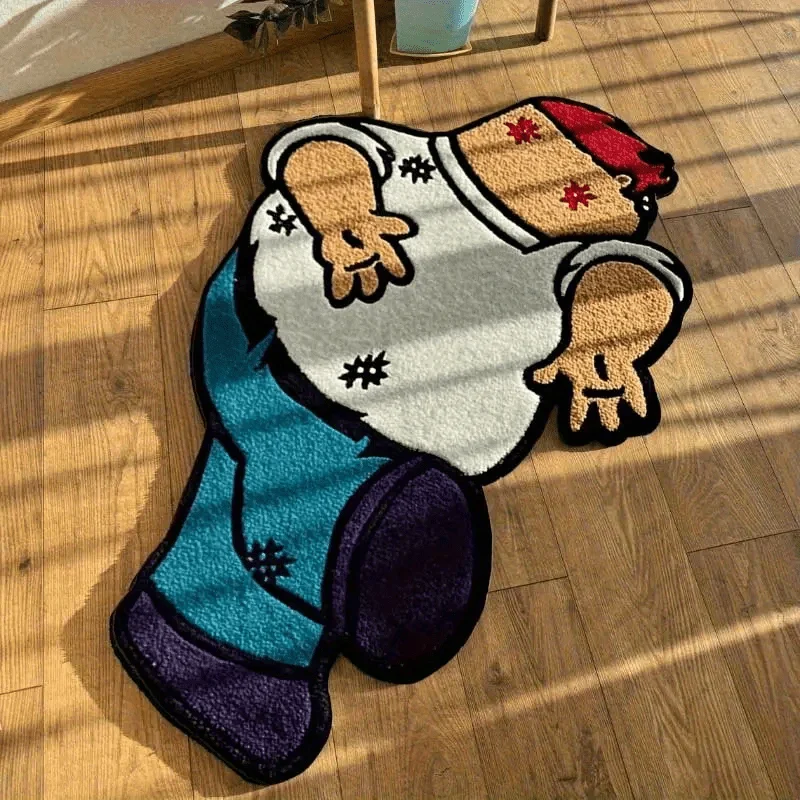 

Коврик с персонажами мультфильмов VIKAMA, нескользящий, удобный, для прихожей, дверной коврик, прикроватный коврик для спальни, декор для дома