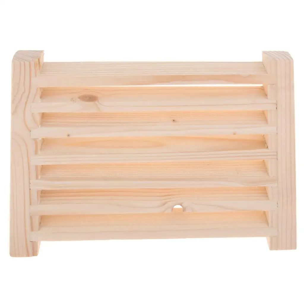 

203 x 135mm 7 Slotted Cedar Wall Vent, Great Sauna Accessories