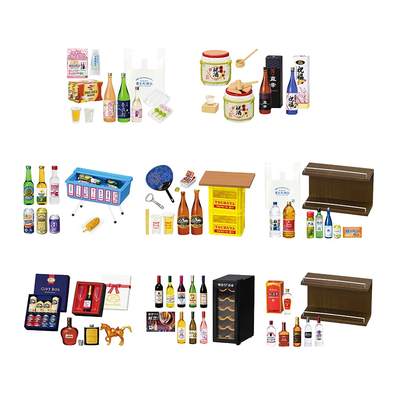 

Original Genuine CANDY TOY Miniature Liquor Model of Fujimaru Wine Shop in Fujimaru Hotel Action Figure Toys for Boys Girls Gift