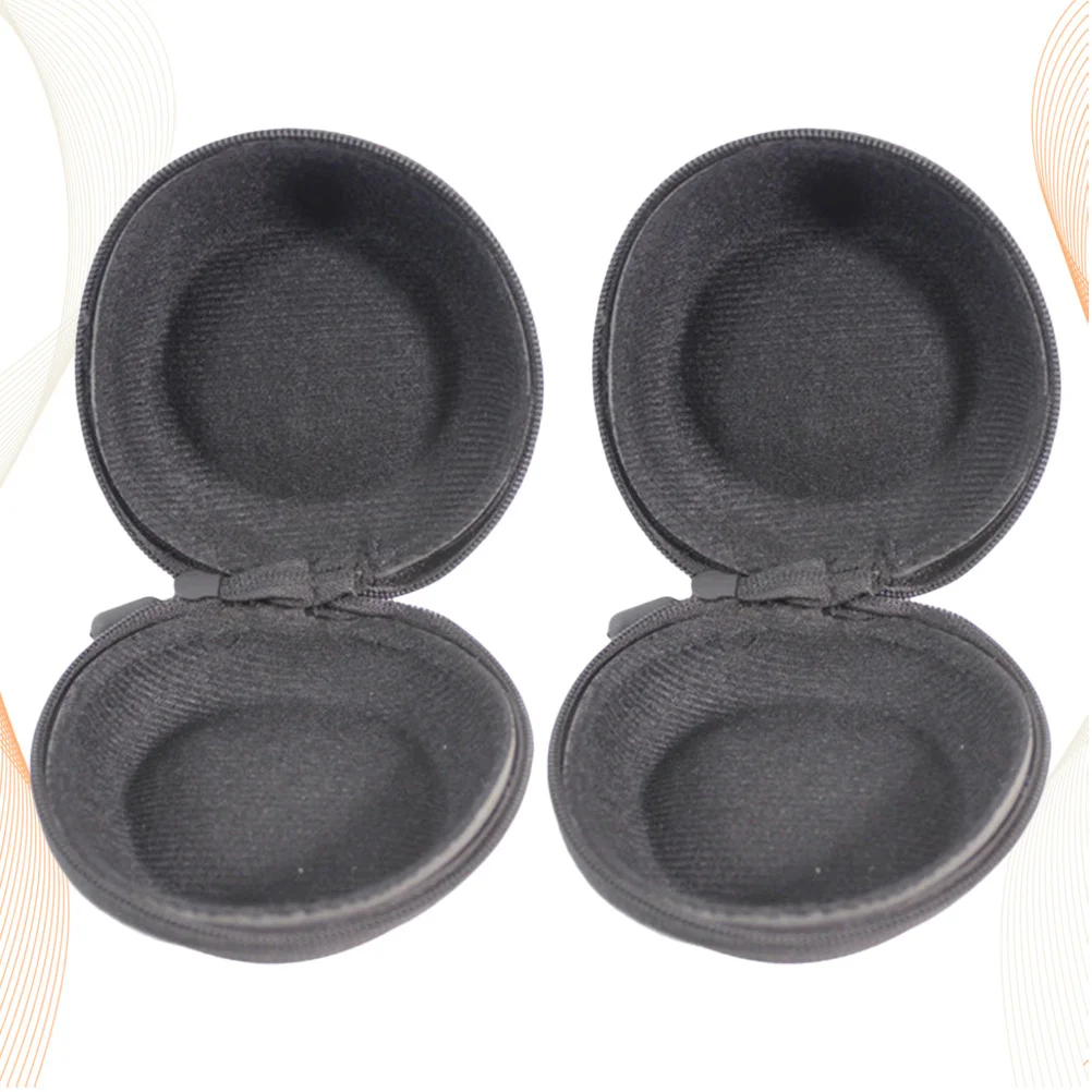 

2pcs Storage Box High-End Durable Composite Material Watch Case For Business Trip Detachable Sponge Fleece Lining Watch