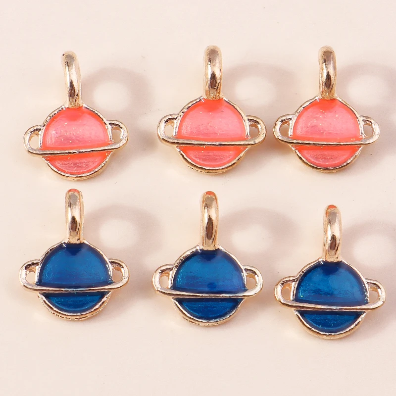 10pcs/lot Mix Cute Enamel Moon Star Charms for Jewelry Making DIY Drop Earrings Pendants Necklaces Handmade Bracelets Craft Gift