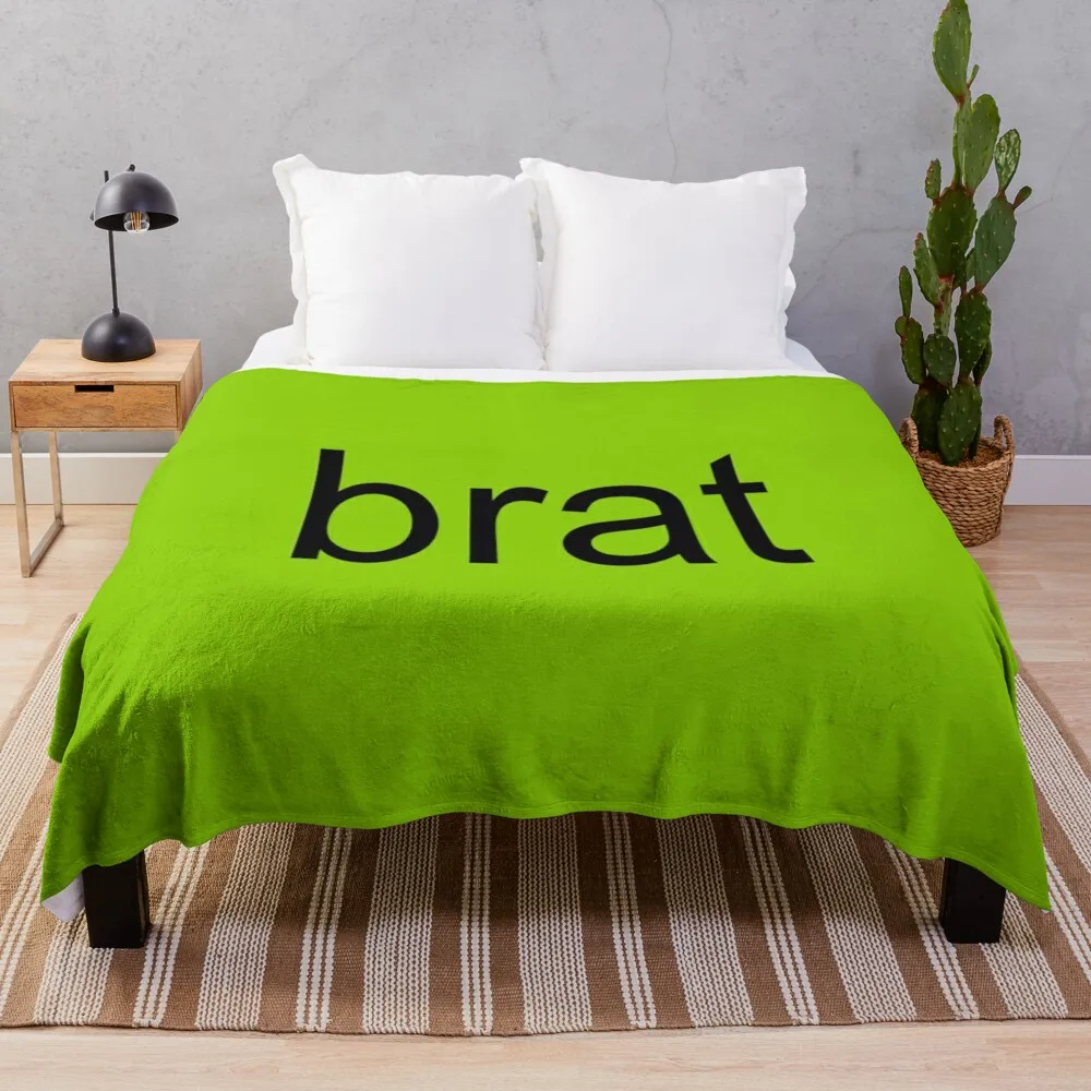 brat Throw Blanket Decorative Sofa heavy to sleep Tourist Blankets