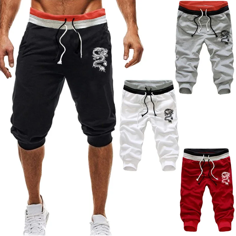 

Men's fashionable shorts, casual sports jogging pants, loose outdoor sports pants, sports shorts, men's sports pants