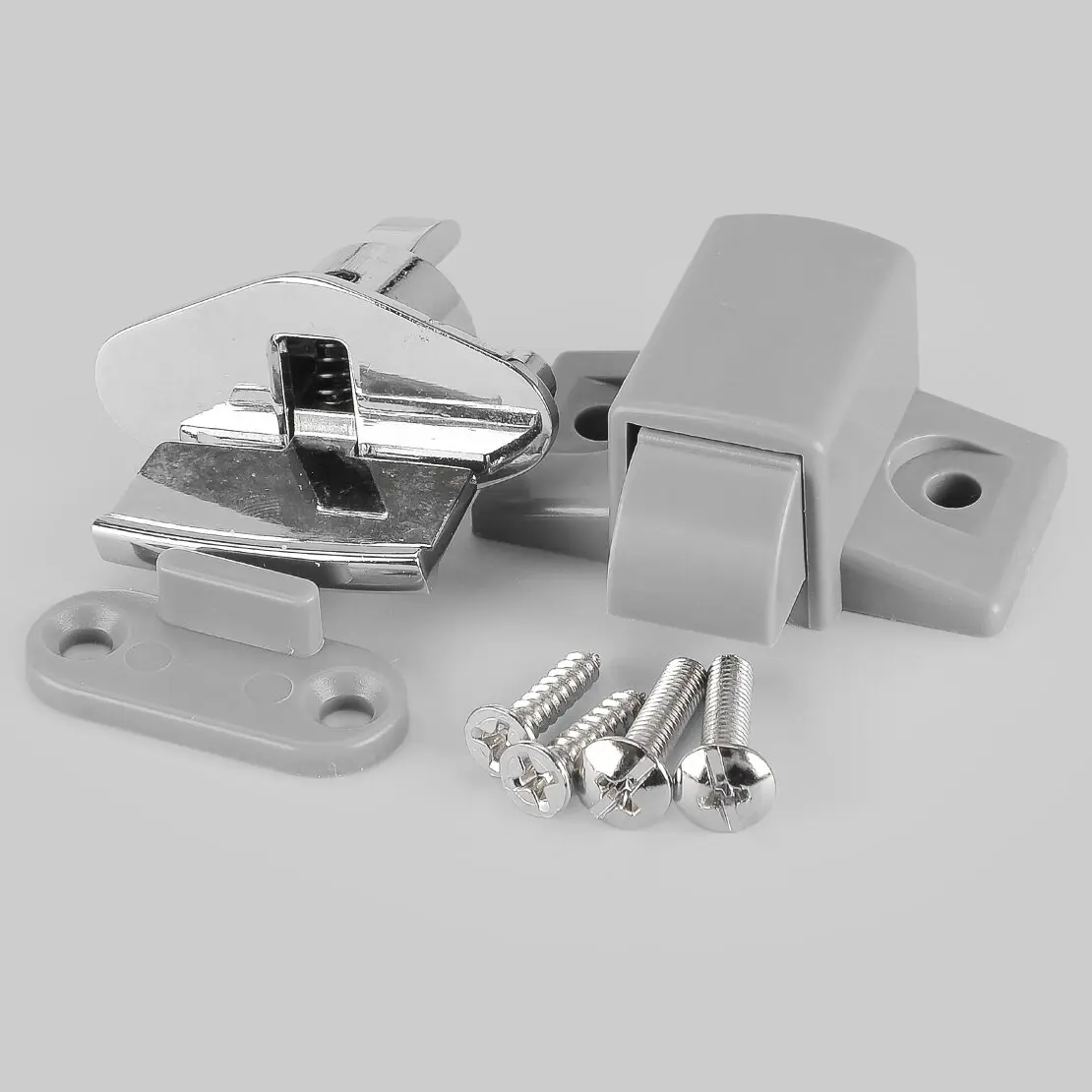 1 Set Drawer Cabinet Cupboard Furniture Door Locker Keyless Push Button Lock Latch Release Catch Hardware Fit For Boat Yacht RV