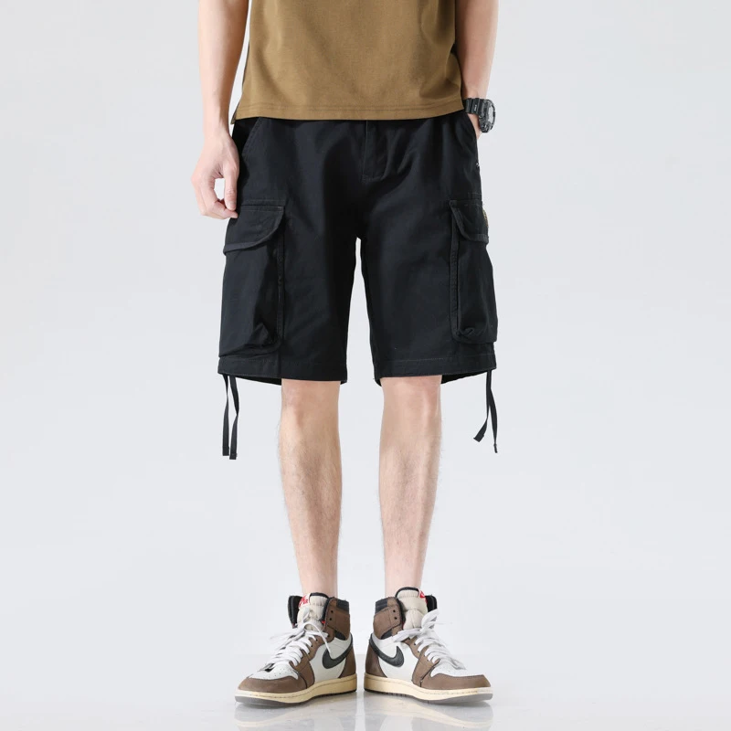 

Summer 2026 Men's Fashion Casual Loose Fit Five-Button Workwear Pants Trendy Outdoor Comfortable Commute Trousers