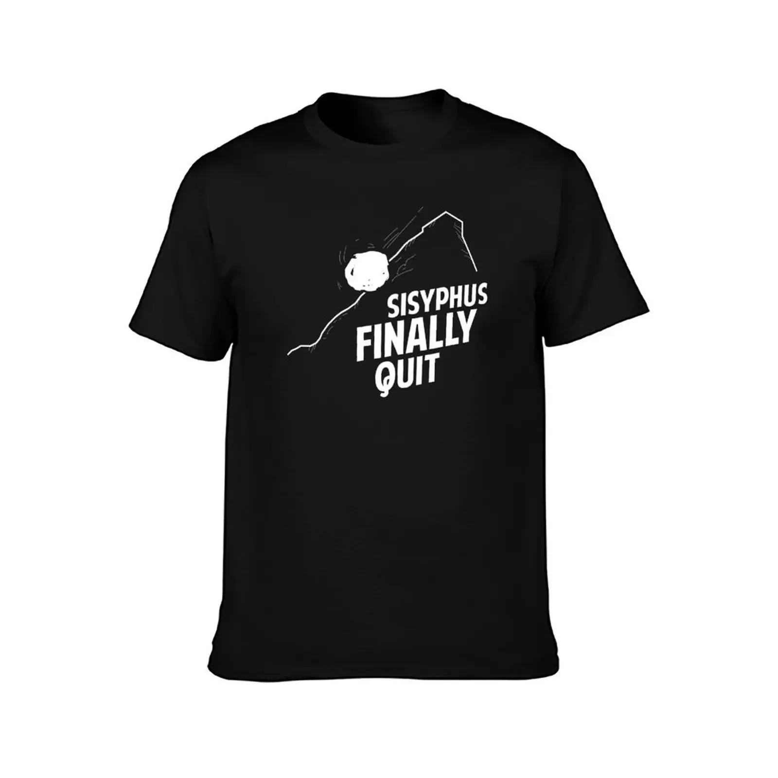 Albert Camus - Sisyphus Finally Quit T-Shirt vintage topping designer shirts tshirts personalised mens vintage t shirts