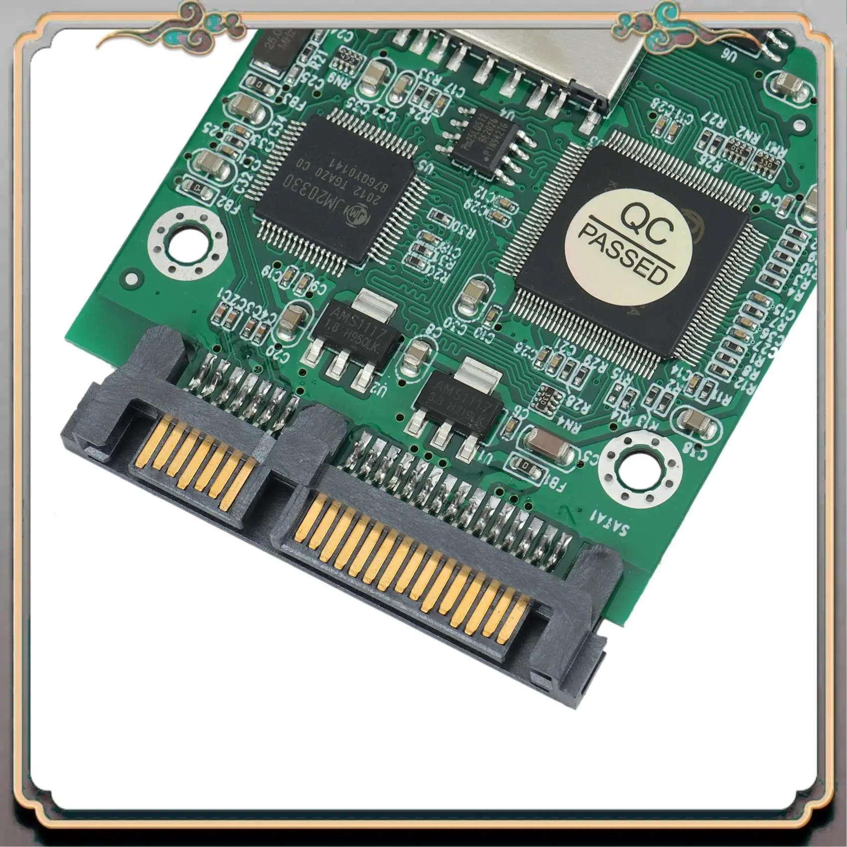 Durable SD SDHC Secure Digital MMC Memory Card To 7+15P SATA Serial ATA Converter Adapter Easy Installation No Driver Required