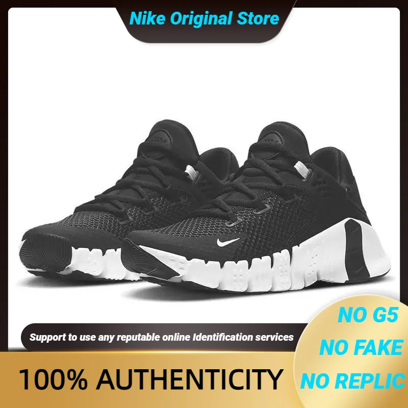 Nike Nike Free Metcon 4 Black White Women's Sneakers shoes CZ0596-010