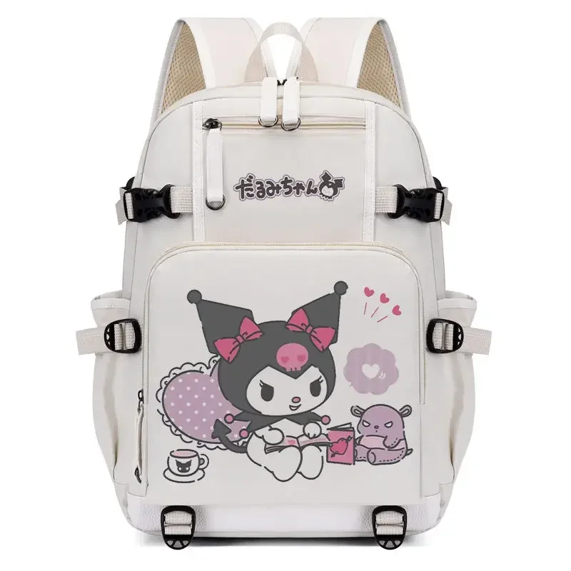 Sanrio Kuromi Backpack Large Capacity School Bag for Teenage Girls Schoolbags Schoolbags Women's Backpack Girl Campus mochilas