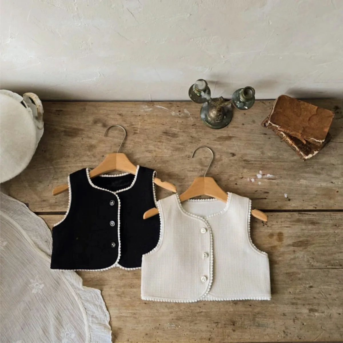 2025 зимний новый детский теплый жилет без рукавов, бархатный толстый модный жилет для маленьких девочек, пальто, флисовый жилет для малышей, куртка, одежда