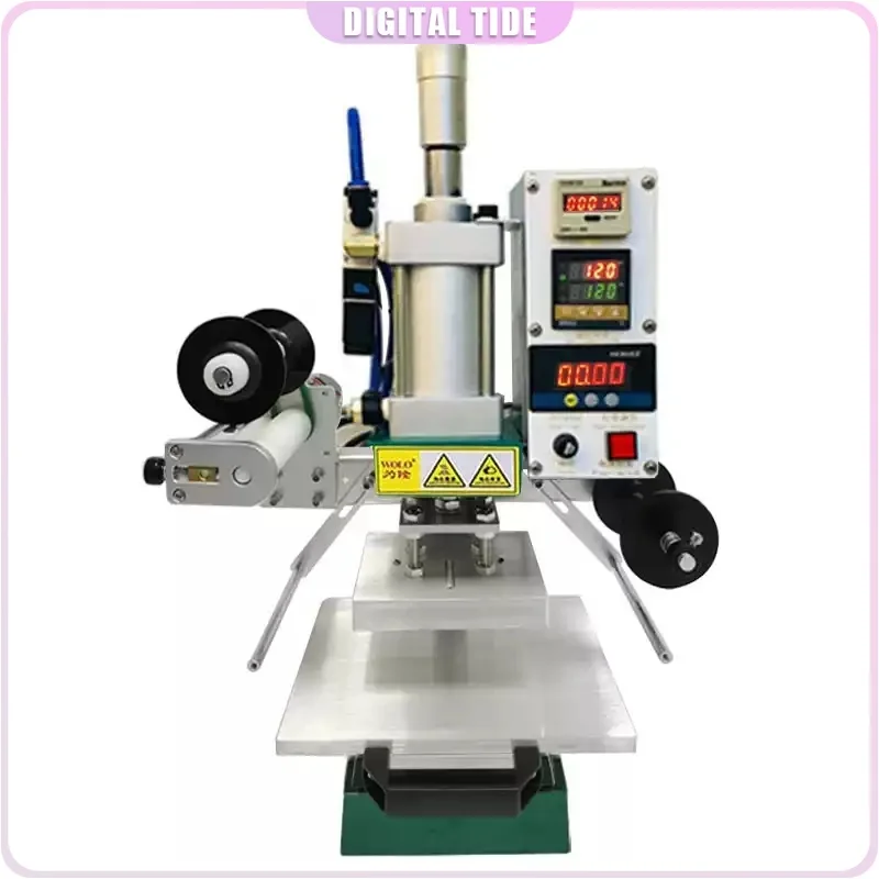 

Fully automatic Hot Foil Stamping Machine Manual Digital PVC Card Book Leather Paper Wood Custom Embossing Heat Press Machine