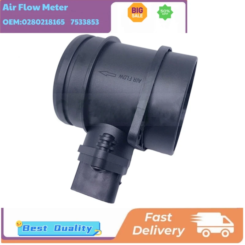 

0280218165 0 280 218 165 7533853 Car Mass Air Flow Meters for BMW X3 Z4 E83 E85 E87 E90 E91 2.0i 20i 118i 120i 318i 320i N43